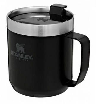 Термокружка STANLEY Classic с ручкой 0,35L (10-09366-006) чёрная