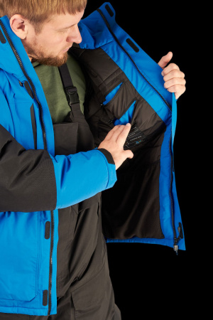 КОСТЮМ ЗИМНИЙ РЫБОЛОВНЫЙ FREEZE-К NAVY/BLACK