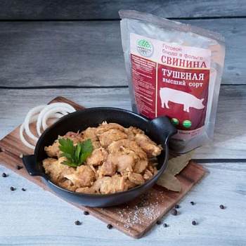 Консервы мясные кусковые "Свинина тушеная высший сорт" 325гр