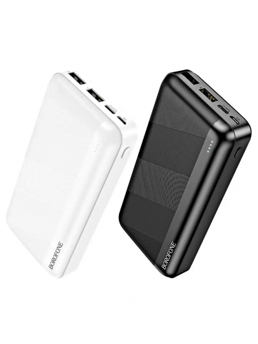 Внешний аккумулятор Borofone BJ27A 20000mAh 2.1A, MicroUSB/Type-C+2xUSB Black