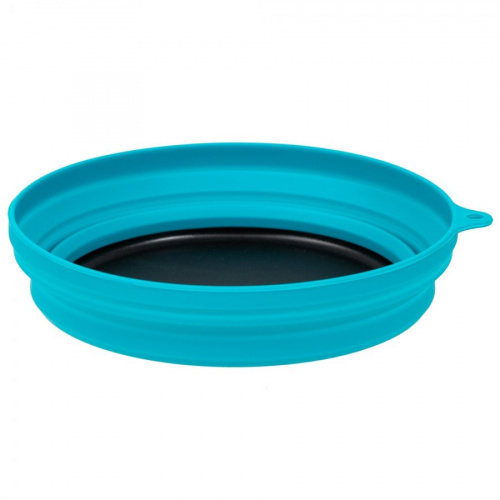 Тарелка Tramp силиконовая с пласт. дном 15*15*8,5 (аквамарин)