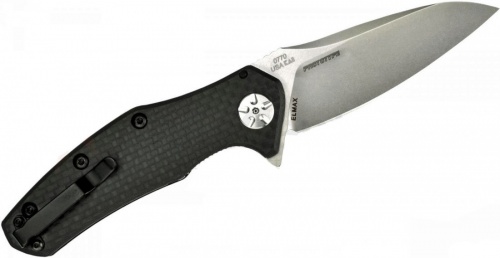 Нож складной K0770CF рукоять карбон, сталь Elmax