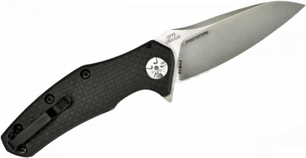 Нож складной K0770CF рукоять карбон, сталь Elmax