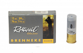 Патрон к.12х76 пуля Magnum Brenneke 39 DN 1уп/5шт