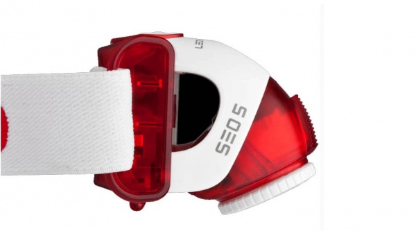 Фонарь Лед Лензер SEO5 red 6005