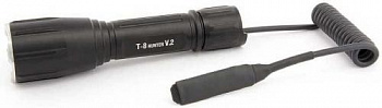 Фонарь ЯРКИЙ ЛУЧ T8 "Hunter"v2.1 подствольный, CREE HP-L HI 800лм, вынос.кнопка,