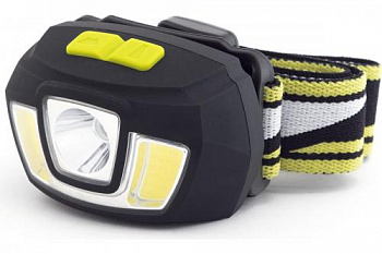 Фонарь ЯРКИЙ ЛУЧ LH-160A "Stalker" налобный CREE XP-G2 160лм + 2 COB, диммер, Li