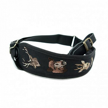 РЕМЕНЬ ОРУЖЕЙНЫЙ RISERVA КОРДУРА ОЛЕНЬ КАБАН КОСУЛЯ ЧЕРНЫЙ