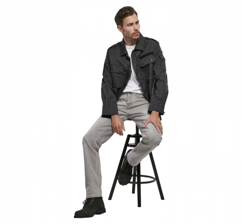 ДЖИНСЫ JAKE BRANDIT, ЦВЕТ GREY DENIM