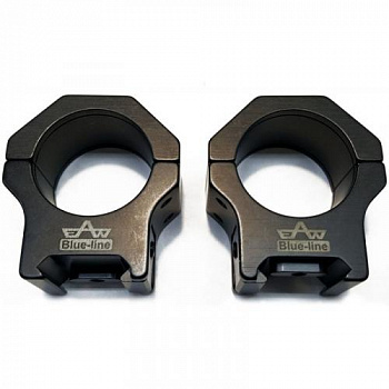 Кольца Apel Blue Line 30мм на Picatinny, h=10мм, алюминиевый сплав/сталь