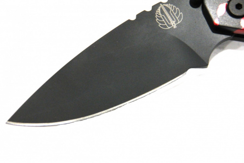 Нож-автомат"Pro-Strider"скл,ст.154-СМ,кл.черн.,рук.крано-черн.алюм.,подпал.выемк