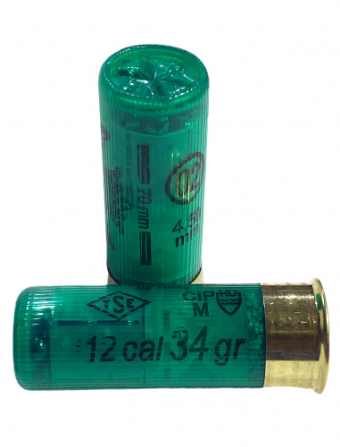 Патрон к.12х70 № 02(00) 34 гр.STERLING 1уп/25шт