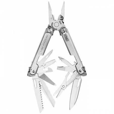 Мультитул LEATHERMAN FREE P4, 21 инстр, 10,8см, чехол нейлон