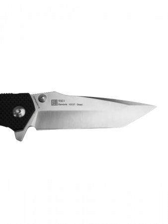 Нож Sanrenmu 9001 складной сталь Sandvik 12C27 рукоять G10