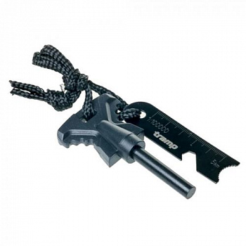 Огниво/открывашка Tramp комплект - (черный)