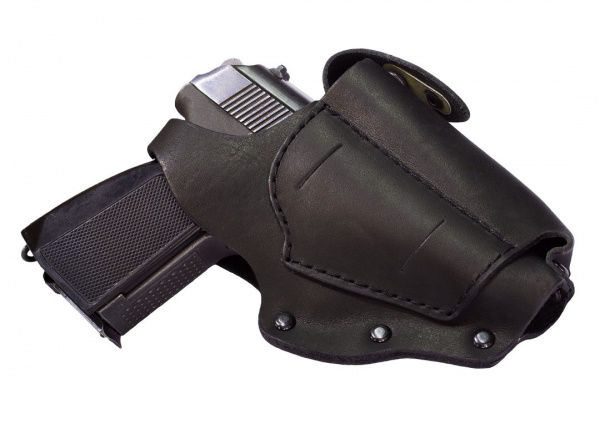 Кобура поясная к ПМ с з/о кожаная  ПК-25