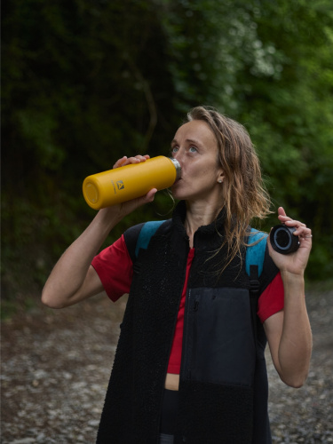 Термос "Арктика" 708-700S желтый ( с доп пробкой  с питьевой системой)