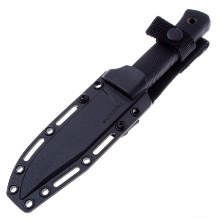 Нож CS_49LCKD SRK Compact -с фикс.клинком, сталь SK-5, чёрное покрытие Black Tu