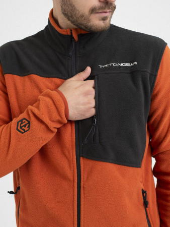 КОСТЮМ TRAIL (ФЛИС, ЧЁРНО-ОРАНЖЕВЫЙ) TRITONGEAR