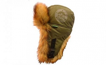Шапка-ушанка NordKapp Oster Canadian Fox khaki 536