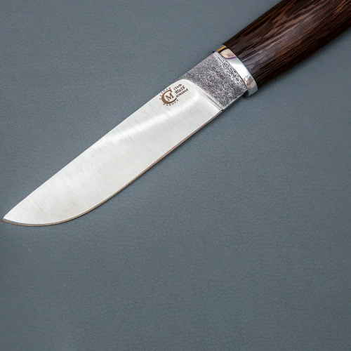 Нож Финский,кован.ст.,95х18,со следами ковки, венги,литье