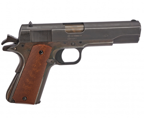Пистолет пневм. BORNER 1911 Blowback кал. 4,5 мм/Bbs