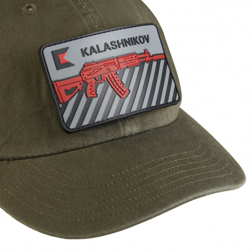 Патч на одежду АК12; Красный-серый; EN; 90х46мм