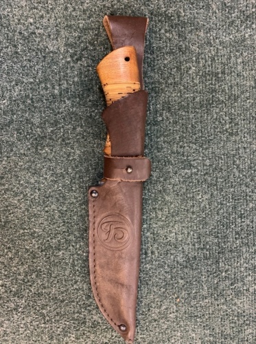 Нож туристический "Скинер" х12мф ковка