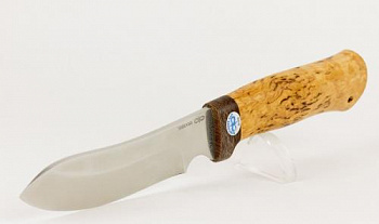 Нож разделочный "Скорпион" карельская береза, 95х18