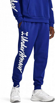БРЮКИ UA RIVAL FLEECE GRAPHIC JGRS 1379776-400 БРЮКИ UA RIVAL FLEECE GRAPHIC JGRS 1379776-400
