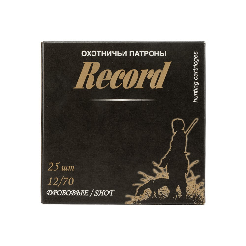 Патрон к.12х70 №3 34 гр. б/к ув.осыпь Рекорд 1уп/25шт