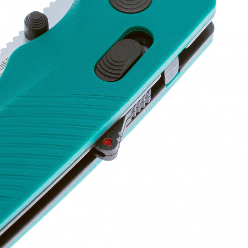 Нож SG_11-18-13-41 Flash AT Petrol -полуавтом, рук-ть зелен.GRN, клинок черн, D2