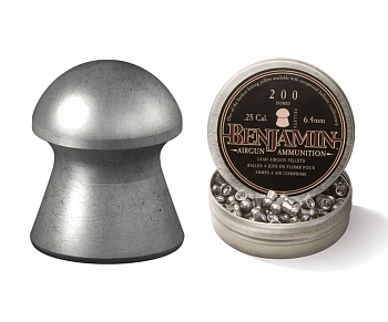 Пуля пневм. "Benjamin Discovery Domed", 6,35 мм., 27,8 гран (200шт.) (12 в упако