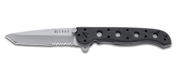 Нож-танто"М16-01"скл.фикс,ст.8Cr15MoV,кл.сатин,1/3серейт,рук.черн.алюминий,клипс