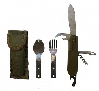 Набор столовых приборов (7 в 1), в чехле