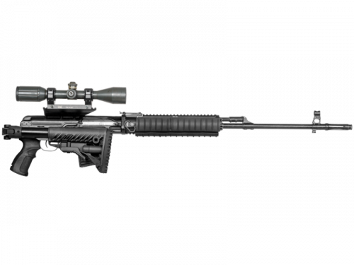 Телескопический складной приклад для СВД  fx-m4svd