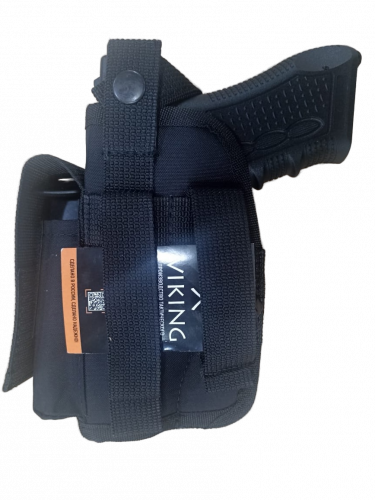 Кобура открытая для пистолетов ПЯ, Глок с карманом торцевым; ЧЕРНЫЙ; 500 D