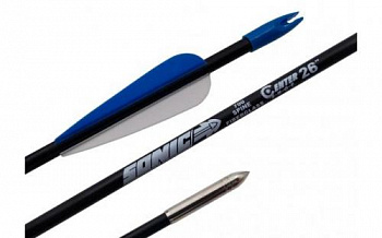 Стрела лучная фибергласс Centershot Sonic 26" оперение Parabolic 3"