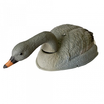 Чучело гусь гуменник на опоре кормящийся корпус из 2 частей