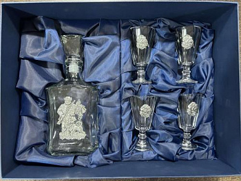 Нобор с лафитником  150 "Удачная охота" (1+4) Нгл150Уох-44