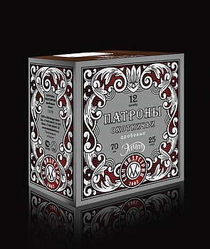 Патрон к.12х70 №5 СКМ 32гр п.Россия, "Русь" 1уп/25шт