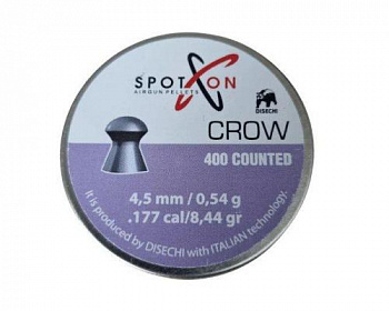 Пуля пневм. SPOTON Crow 4,5 мм, 0,54 гр. (400 шт)