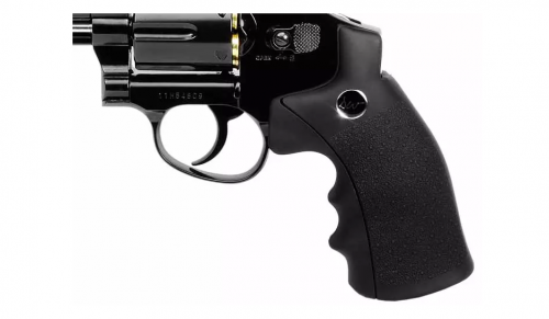 Револьвер пневматический Dan Wesson 4" метал/плс к.4,5мм черн
