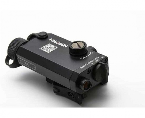 Тактический ЛЦУ HOLOSUN Single, лазер красный+вынос.кнопка,быстросъемный на Weav