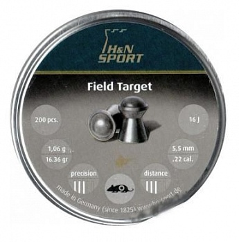 Пуля пневм. "H&N Field Target", 5,5 мм.,1,58 г (200 шт.)