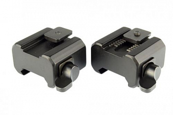 Переходник быстросъемный на раздельных основаниях Weaver-шина Swarovski