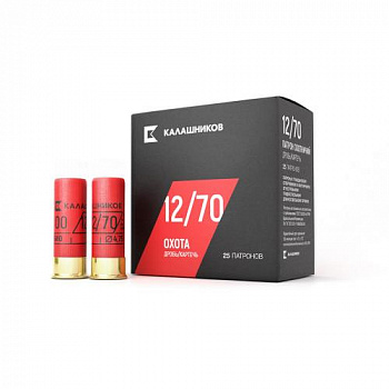 Патрон к.12х70 №4 БИО 32г Калашников 1уп/25шт