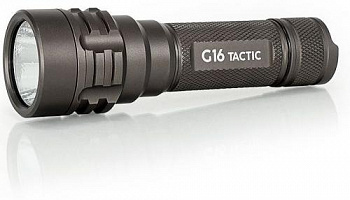 Фонарь ЯРКИЙ ЛУЧ G16 TACTIC Luminus SST-40 5000K, 5реж,  IPX8, акк 18650 3200mAh