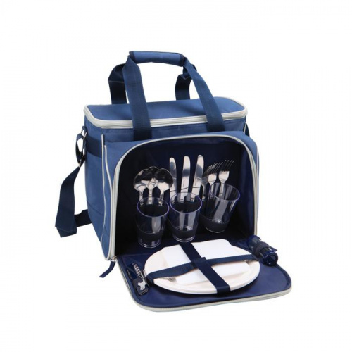 Набор для пикника "Арктика" 4100-3 синий с рисунком