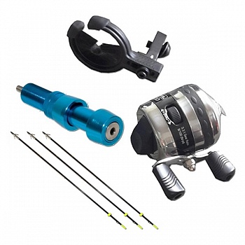 Набор для рыбной ловли Topoint (катушка, линь, полочка, крепеж, 3 гарпуна)